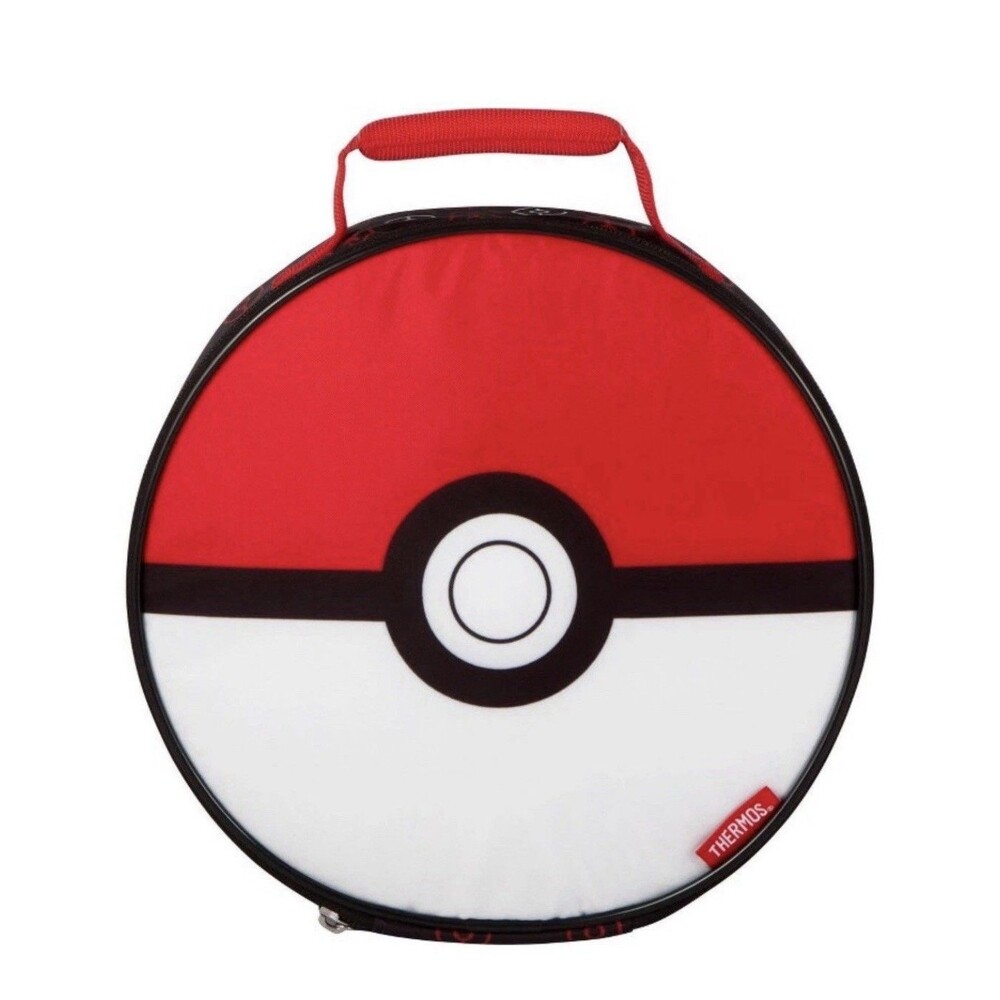 Pokemon Pokeball Shaped Thermos Soft Lunch Box Multi-Color